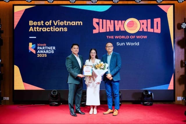 Sun World được chọn là thương hiệu tham quan và giải trí hàng đầu Việt Nam 2025