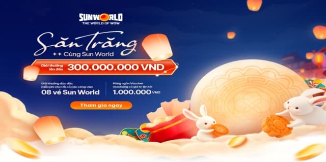 Săn Trăng cùng Sun World – Mini game Trung Thu siêu hấp dẫn