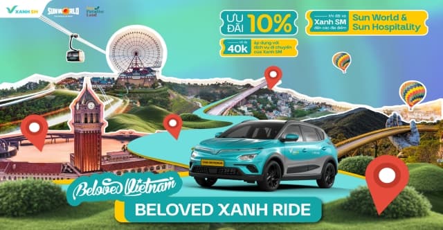 Beloved Vietnam – Beloved Xanh Ride: Ưu đãi độc quyền cho hành trình “xanh” đến Sun Paradise Land