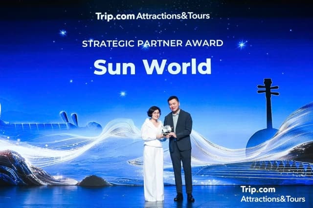 Sun Hospitality & Entertainment Group nhận giải thưởng cao nhất từ Trip.com, khẳng định vị thế đối tác chiến lược toàn cầu