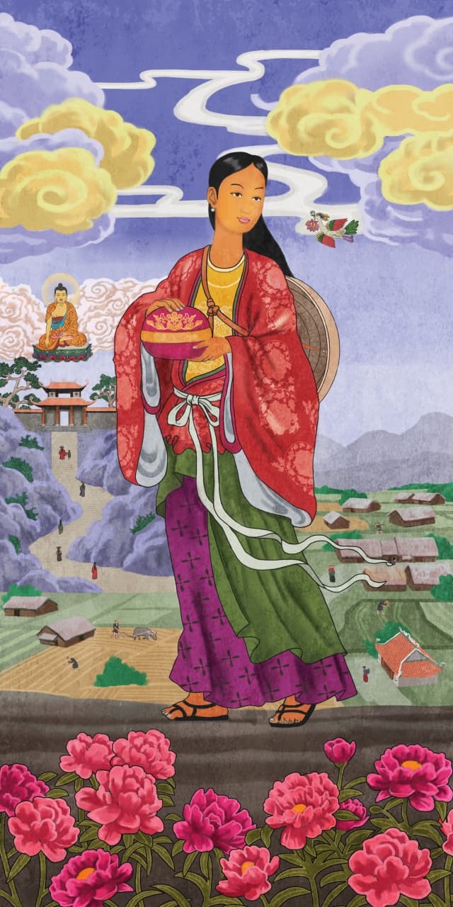 CON ĐƯỜNG TRANH HUYỀN THOẠI LINH SƠN THÁNH MẪU