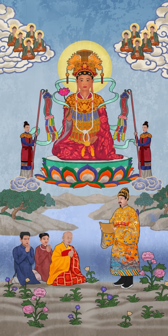 Bức 8 - Sắc phong Linh Sơn Thánh Mẫu