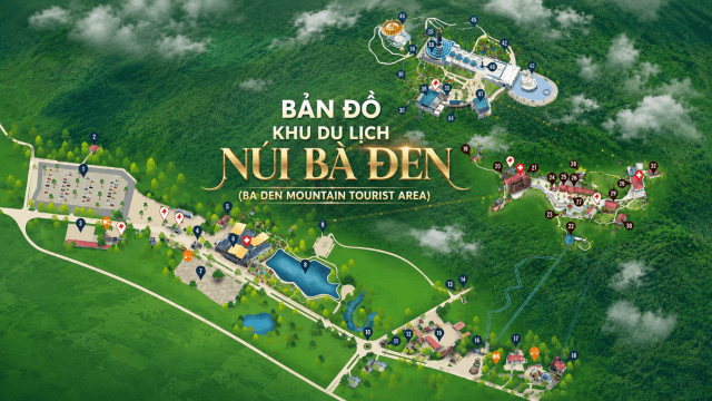 Bản đồ khu du lịch Sun World Ba Den Mountain