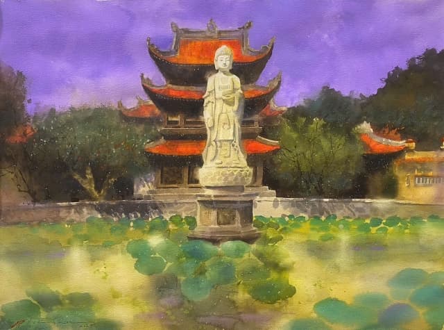 Triển lãm tranh “Về Ngộ” tại Sun World Ba Den Mountain - Chùa Đồng Thiện