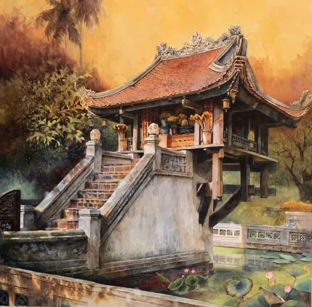 Triển lãm tranh “Về Ngộ” tại Sun World Ba Den Mountain - Chùa Một Cột