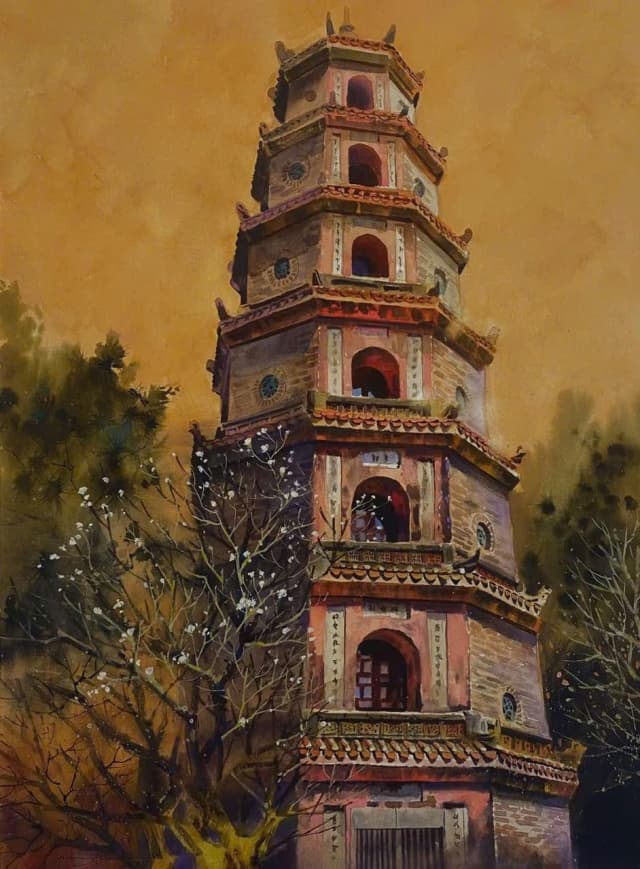 Triển lãm tranh “Về Ngộ” tại Sun World Ba Den Mountain - Chùa Thiên Mụ