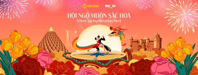 “Đại tiệc sắc màu” tại Sun World Ba Na Hills dịp Tết Nguyên đán 2024