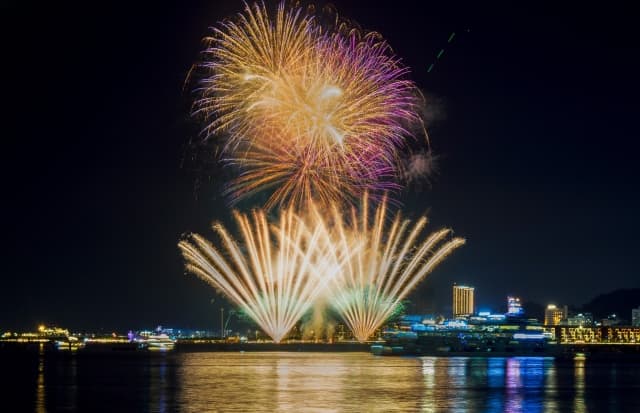 Điều chỉnh lịch bắn pháo hoa cuối tuần tại phường Bãi Cháy, Quảng Ninh
