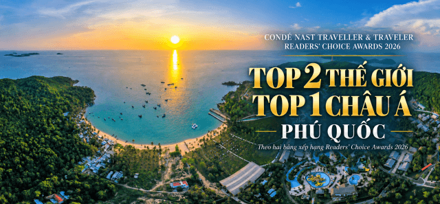 Phú Quốc ghi dấu Top 2 thế giới về điểm số, giữ vững ngôi số 1 châu Á trong bình chọn đảo tốt nhất 2026