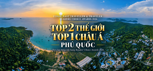 Phú Quốc ghi dấu Top 2 thế giới về điểm số, giữ vững ngôi số 1 châu Á trong bình chọn đảo tốt nhất 2026