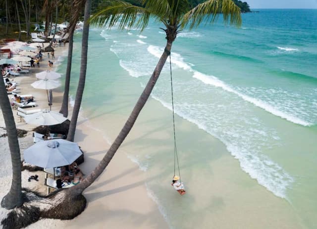 Bãi tắm ở Hòn Thơm Phú Quốc: Thiên đường biển xanh giữa Nam đảo