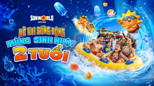 Sinh nhật 2 tuổi, Sun World Sam Son mở đại tiệc hè với hàng trăm voucher tri ân “khủng”